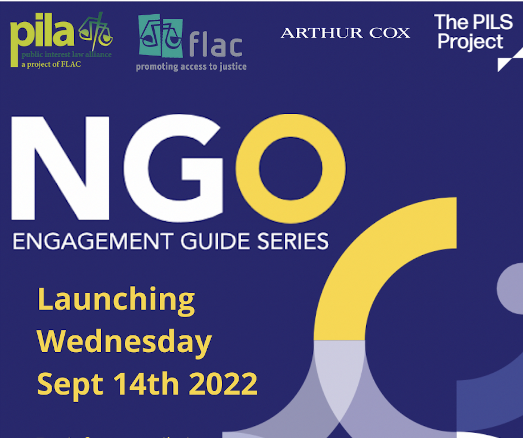 FLAC’s Public Interest Law Alliance launches new All-Ireland Legal Guides for NGOs